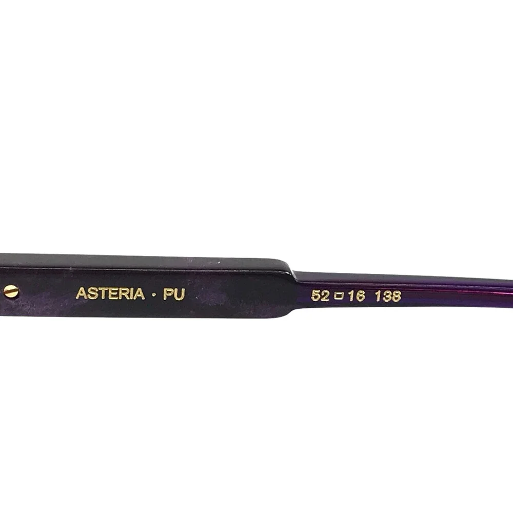 Etnia Barcelona Eyeglasses Frames ASTERIA PU Purple Marble Cat Eye 52-16-138